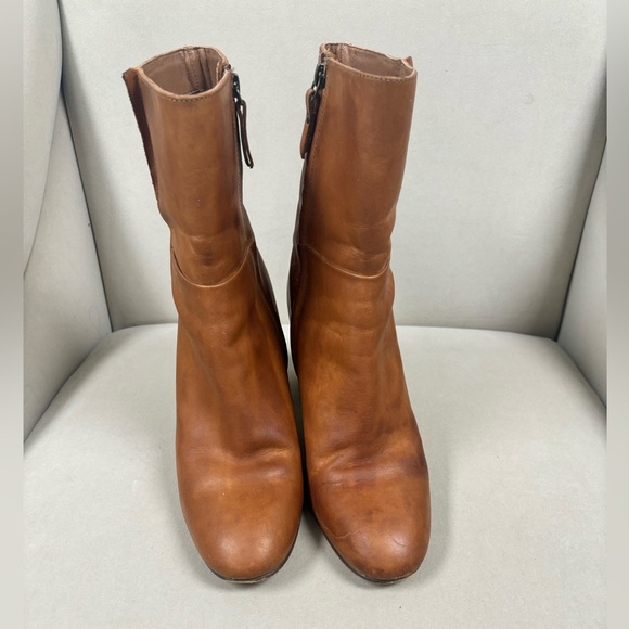 Seychelles Anthropologie Wild Ride Brown mid calf Women’s Leather Bootie 8.5 - Picture 7 of 7